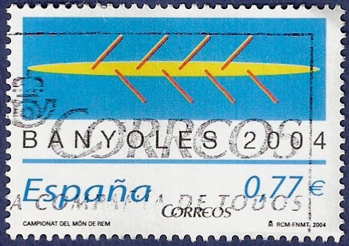 RESERVADO Edifil 4064 Campeonato de remo Banyoles 2004 0,77