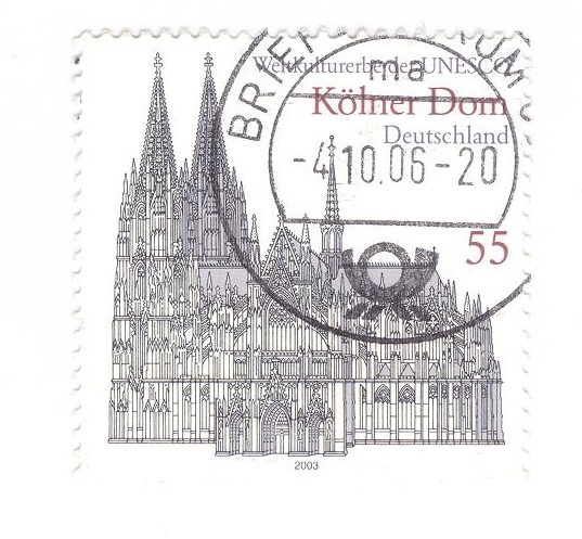 Patrimonio universal de la Unesco.Catedral de Colonia