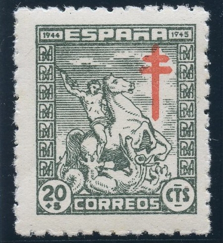 ESPAÑA 985 PRO TUBERCULOSOS 1944