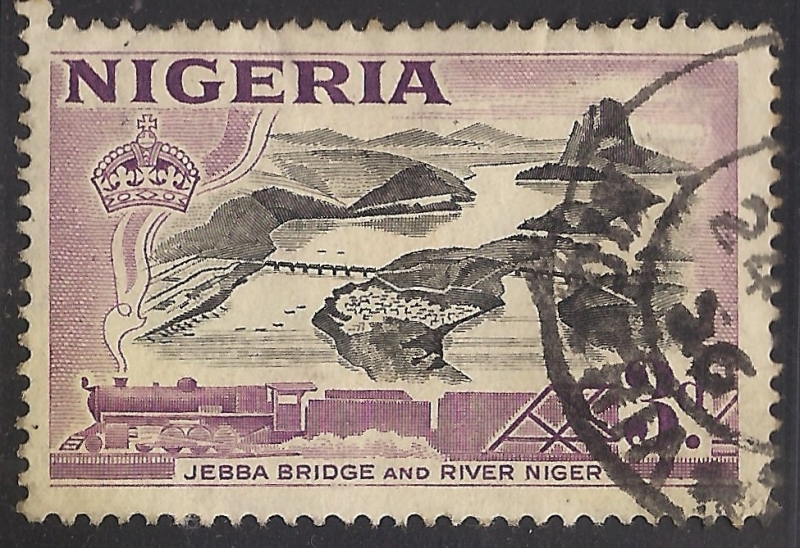 JEBBA BRIDGE AN RIVER NIGER.