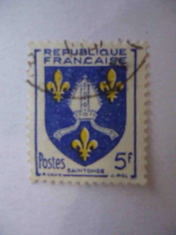 République Française - Escudo de la Provincia de saintonge