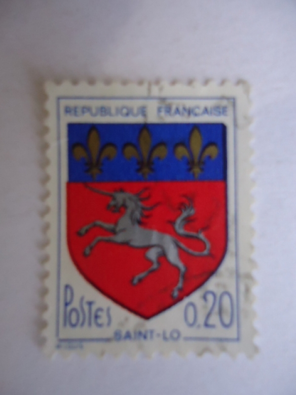 Escudo - Republique Française - Escudo de Armas de saint-Lo