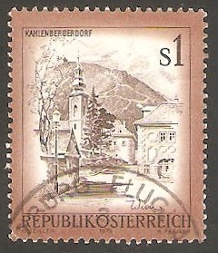 1304 - Vista de Kahlenbergerdorf, en Viena