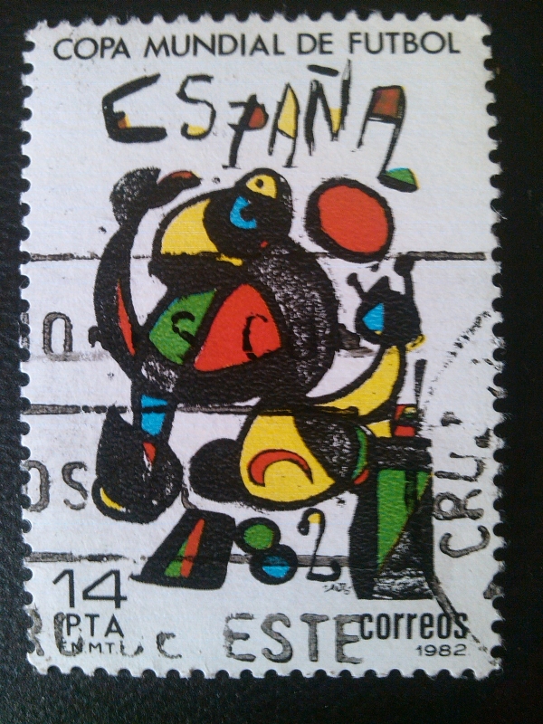 Cartel anunciador España'82. Copa mundial de fútbol