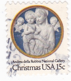 CHRISTMAS- ANDREA DELLA ROBBIA: NATIONAL GALLERY