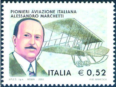 2566 - Pioneros de la aviacion italiana - Alessandro Marchetti