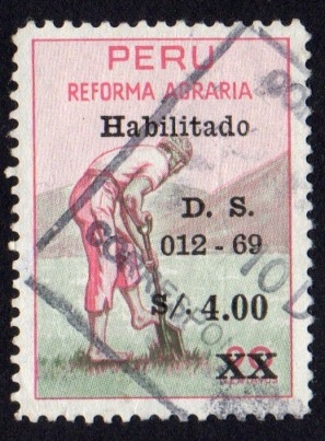 1969 Reforma Agraria. Cultivador - Ybert:498