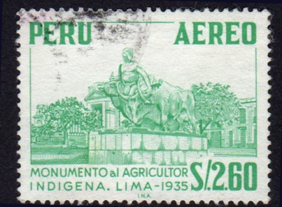1967 Monumento al agricultor indigena - Ybert:210