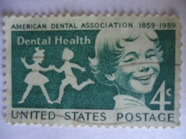 Centenario Asociación Dental Américana 1859-1959 .American Dental Association -Dental Health-United 