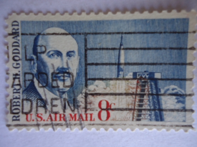 Robert H.Goddard 1882-1945 - U.S Air Mail 
