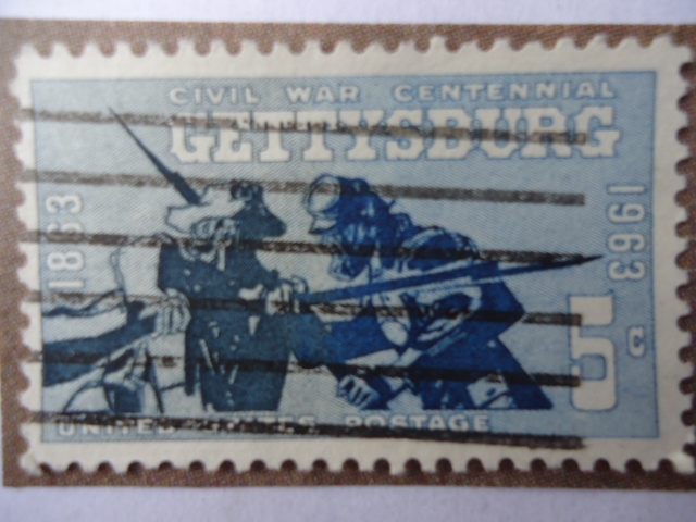 Civil War cenntenial-Gettysburg 1863-1963- Centenario de la Guerra Civil