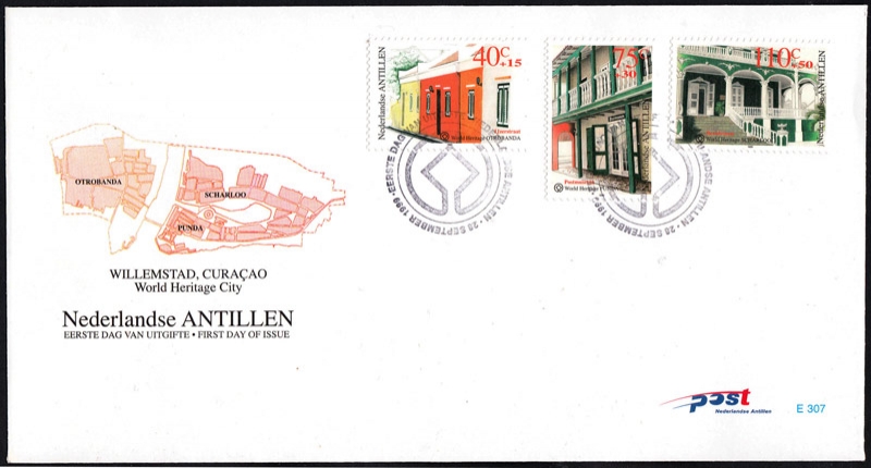 HOLANDA - Zona histórica de Willemstad, centro de la ciudad y puerto (Antillas-Holandesas)