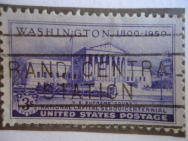 Supreme Court-National Capital Sesquicentennial - Washington 1800-1950.
