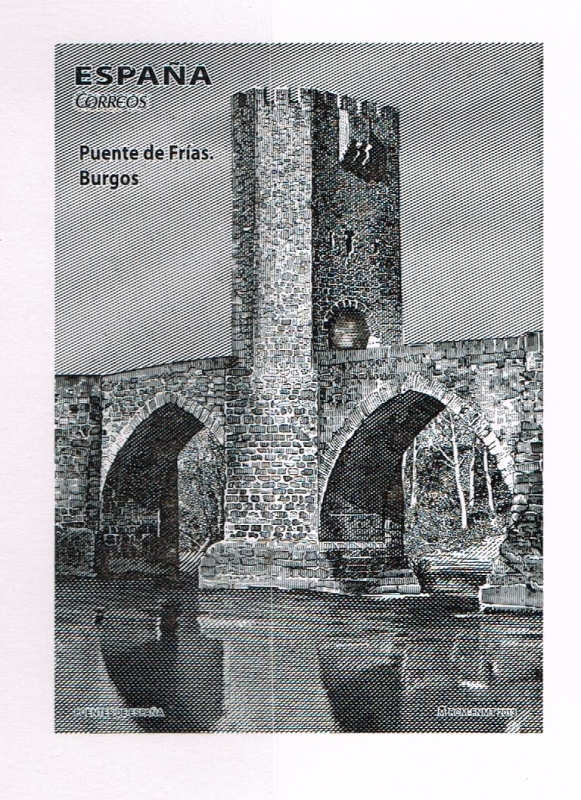 Prueba Puentes de España  Impresión calcográfica
