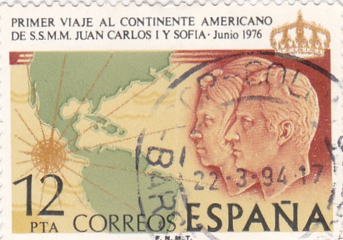 (11)PRIMER VIAJE AL CONTINENTE AMERICANO DE SS.MM. JUAN CARLOS I Y SOFIA 