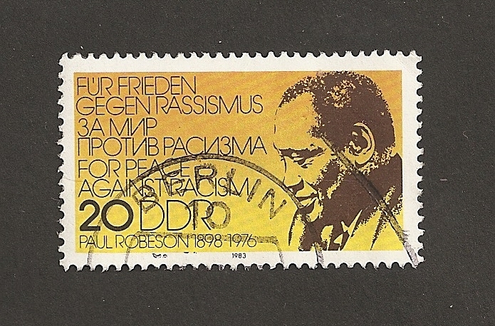 Por la Paz y contra el racismo, Paul Robeson