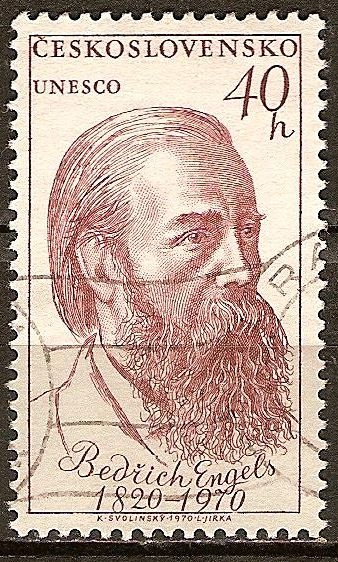 Aniv de personalidades del mundo - UNESCO (Friedrich Engels 1820-1970).