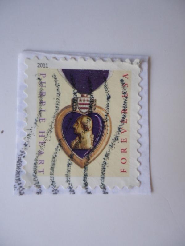 Purple Heart - Medalla del Corazón Púrpura -Forever USA