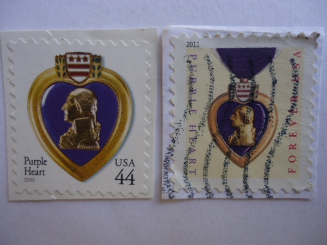 Puurple Heart -Medalla del Corazón Púrpura -forever USA