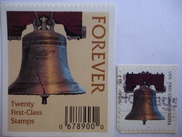 Twenty First-Class Stamp-USA Forever
