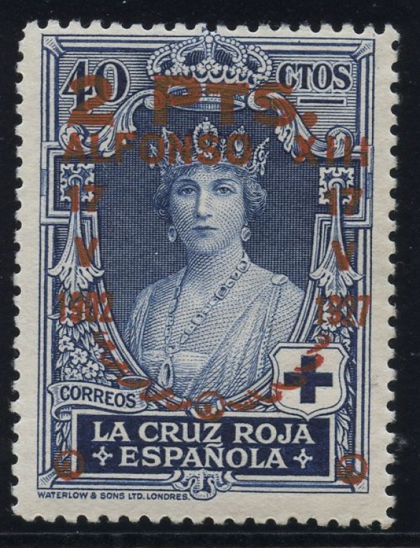 ESPAÑA 383 XXV ANIVERSARIO DE LA CORONACION DE ALFONSO XIII