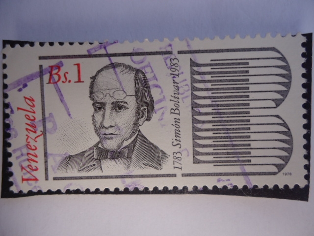 Bicentenario del nacimiento de Simón Bolívar 1783-1983 - Simón Rodriguz.