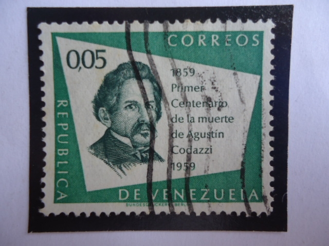 Primer Centenario de la muerte de Agustín Codazzi 1859-1959