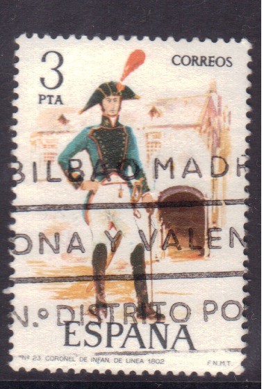 Coronel de infant. de Linea 1802