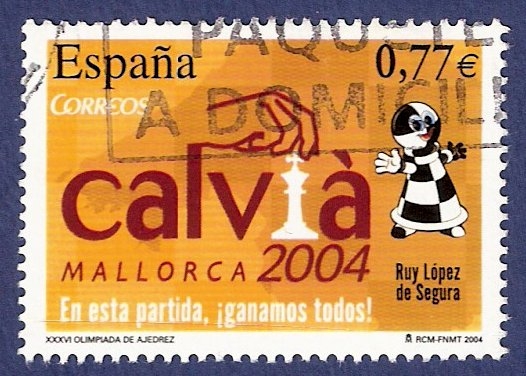 Edifil 4070 Olimpiada de Ajedrez Calvià 2004 0,77