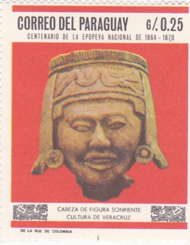 CABEZA DE FIGURA SONRIENTE- CULTURA VERACRUZ