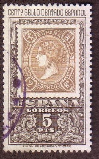 Centenario del sello dentado español