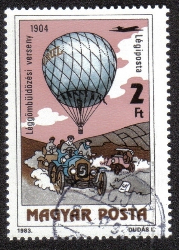 Globos y Carrera de autos 1904