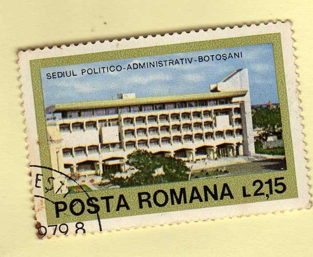 Scott 2852. Sede politica Botosani.