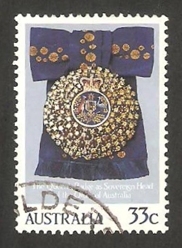 904 - Anivº de Elizabeth II, insignea real del superior de la orden de Australia