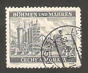 Bohemia y Moravia - 34 - Fábrica de Moravska Ostrava