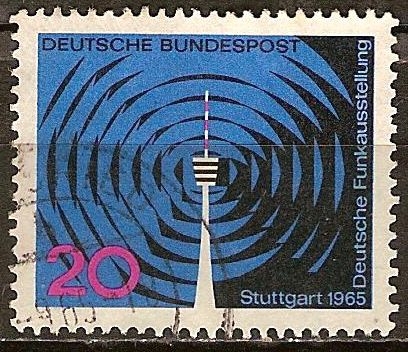 Radio Exposición alemán en Stuttgart.
