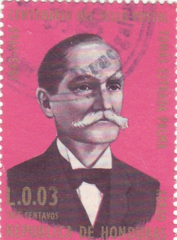 Centenario del Sello Postal-Tomás estrada Palma