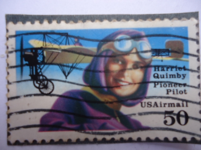 USA. Harriett Quimby- Pionera de la aviación Norteamericana.