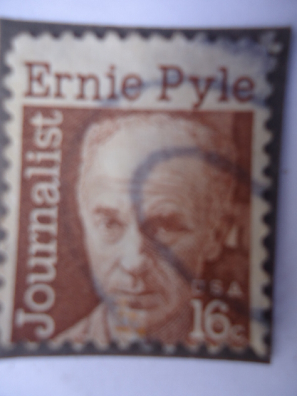 USA. Periodista: Ernie Pyle