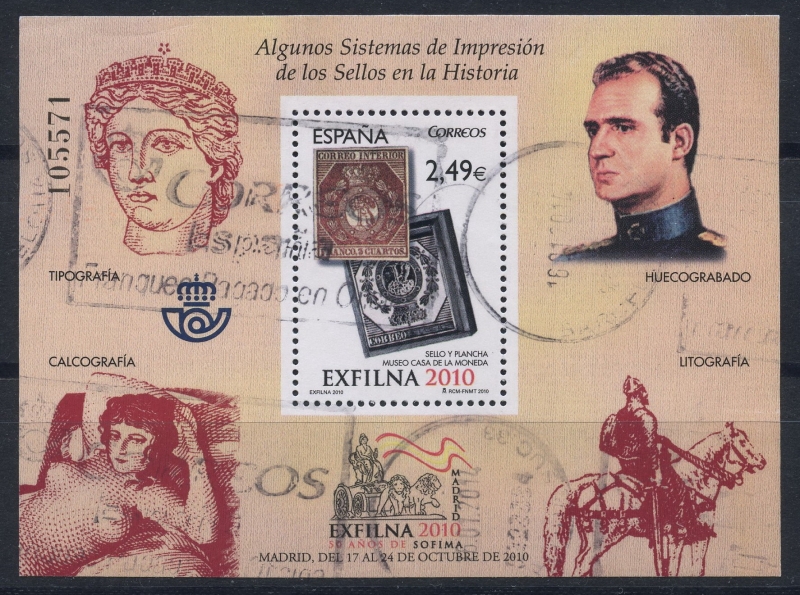 ESPAÑA 4606 EXFILNA 2010 4,41$