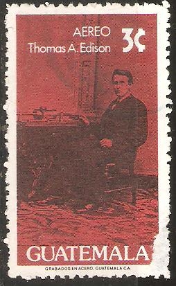 CENTENARIO  DEL  FONÒGRAFO.  THOMAS  A.  EDISON.