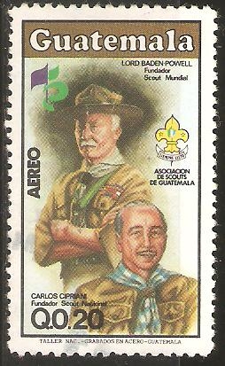 LORD  BADEN  POWELL  Y  CARLOS  CIPRIANI