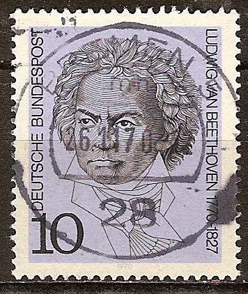 Ludwig van Beethoven (1770-1827), compositor alemán.