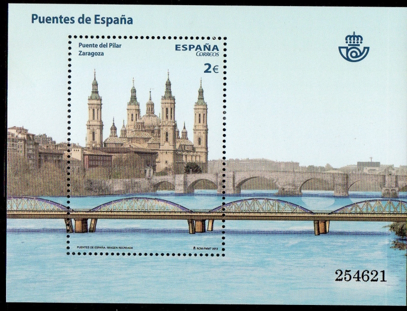 4818-                                       puentes de España. Puente del Pilar.