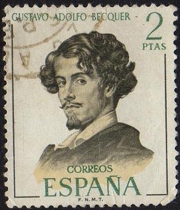 1993.-Literatos Españoles. Gustavo Adolfo Bécquer (1836-1870)