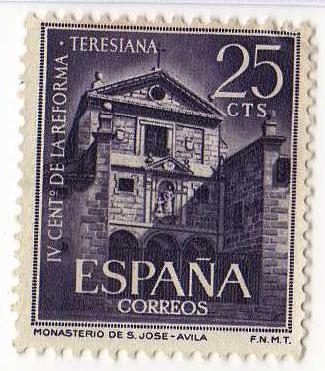 1428.- IV Centenario de la Reforma Teresiana. Monasterio de San Jose, Avila.