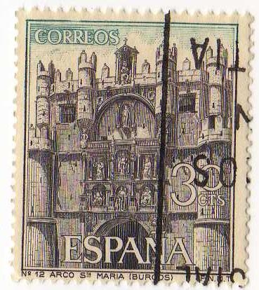 1644.-Serie Turistica. Paisajes y Monumentos.(II Grupo). Arco de Santa Maria (Burgos)