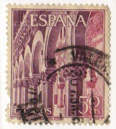 1645.-Serie Turistica. Paisajes y Monumentos.(II Grupo). Santa Maria la Blanca (Toledo)