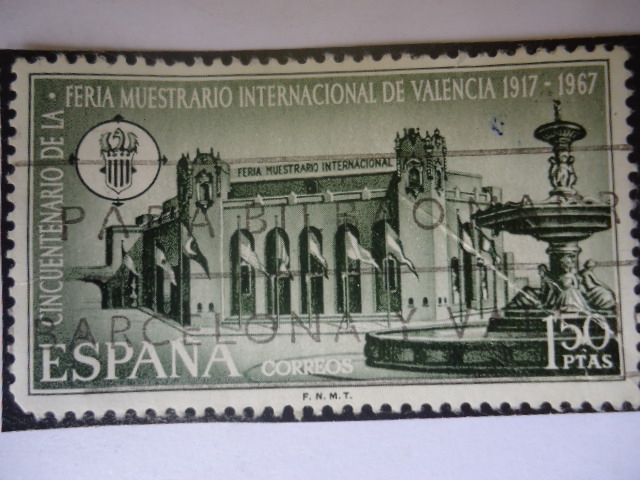 Ed. 1797 - Cincuentenario de la Feria Muestrario Internacional de Valencia 1917-1967.