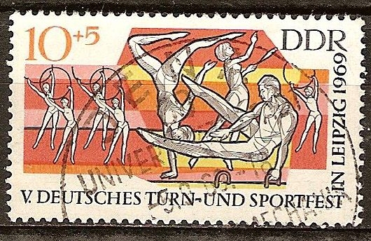 V. Gimnasia y Festival de Deportes en Leipzig (DDR).